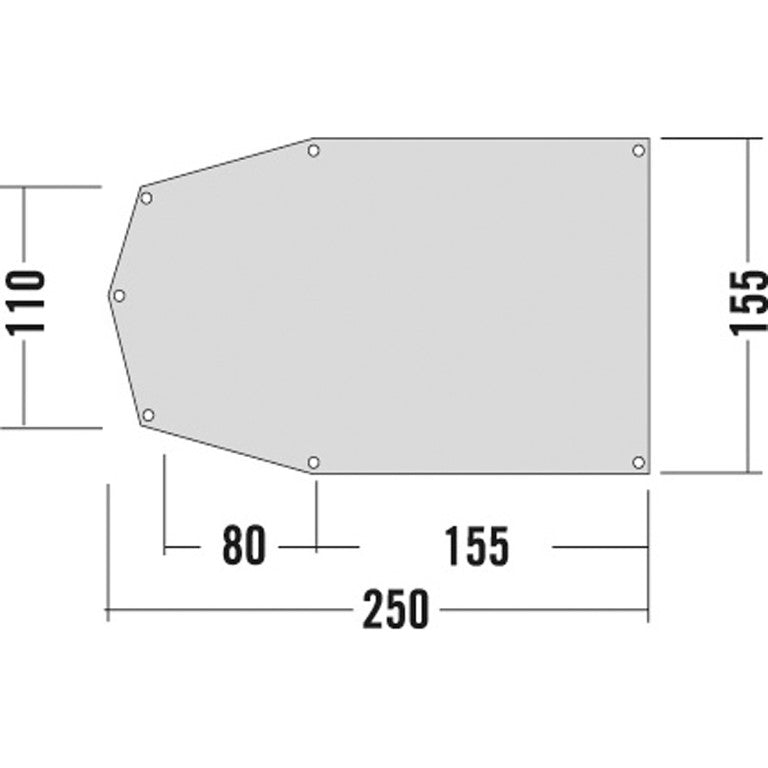Tent Ground Sheet (250 x 155cm)