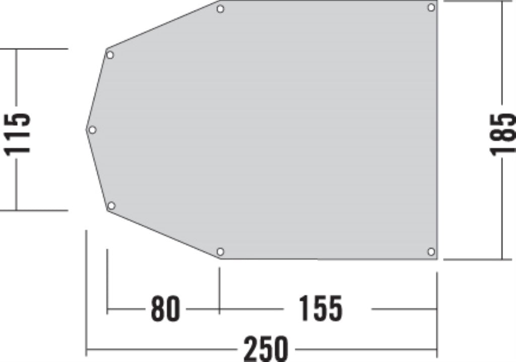 Tent Ground Sheet (250 x 185cm)