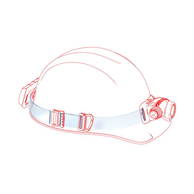 Ledlenser Transparent Silicone Headband Type A