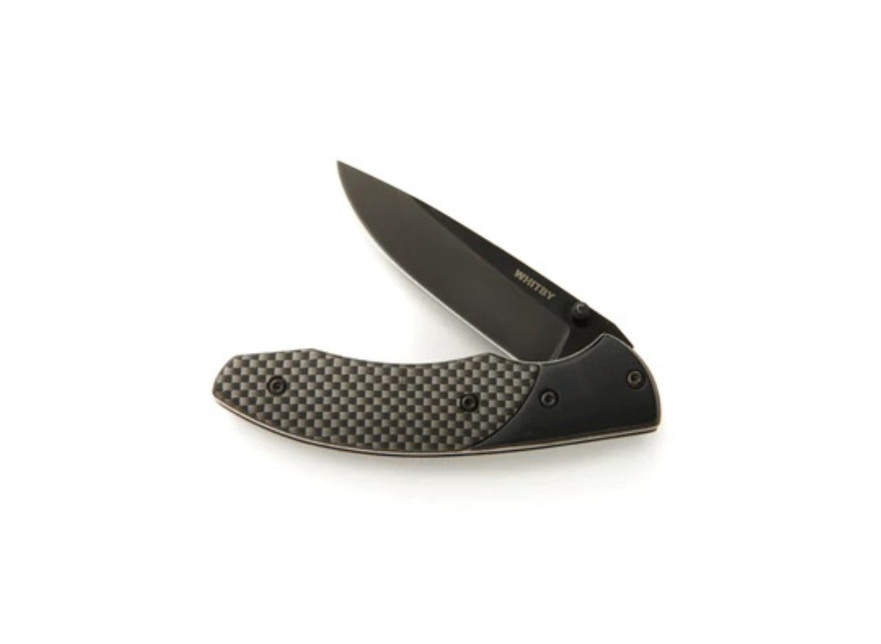 Lock Knife Carbon Fibre Pattern - 2.75"