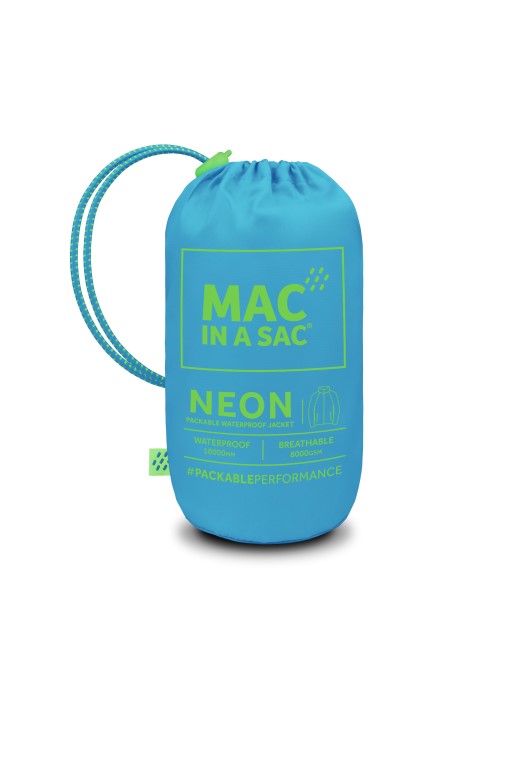 Neon 2 Packable Jacket (neon blue)