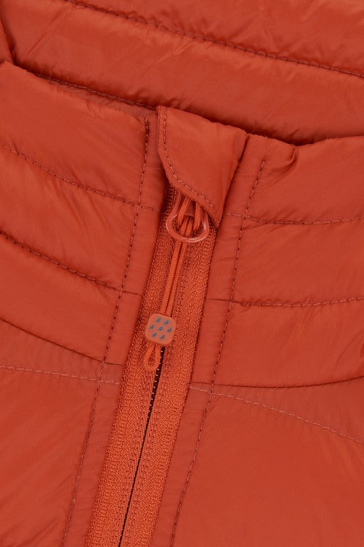 Mens Alpine Packable Down Vest (burnt orange)