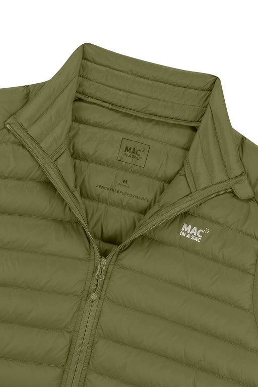 Mens Alpine Packable Down Vest (khaki)