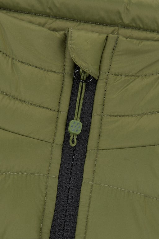 Mens Alpine Packable Down Vest (khaki)