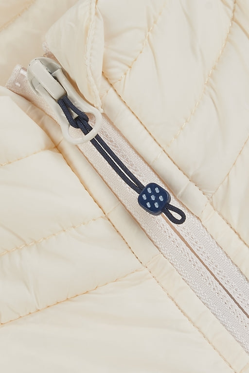 Ladies Alpine Packable Down Vest (ivory)