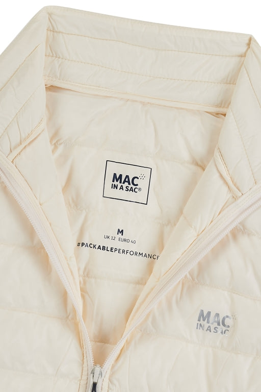 Ladies Alpine Packable Down Vest (ivory)