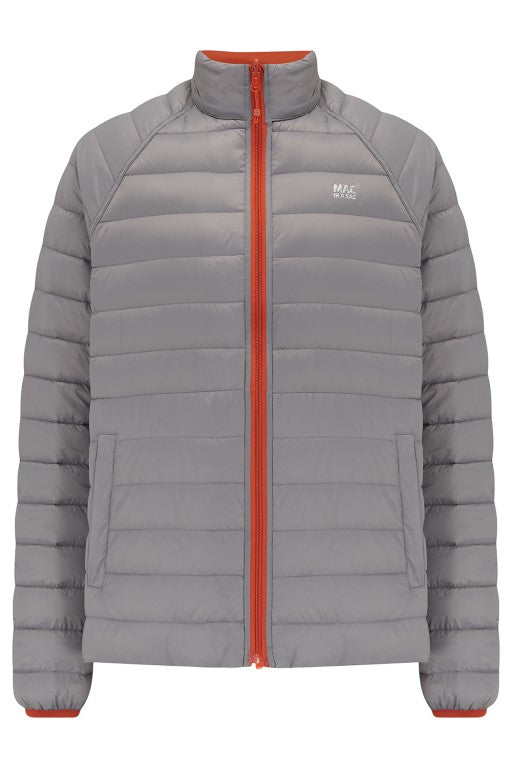 Mens Polar Reversible Down Jacket (orange/grey)