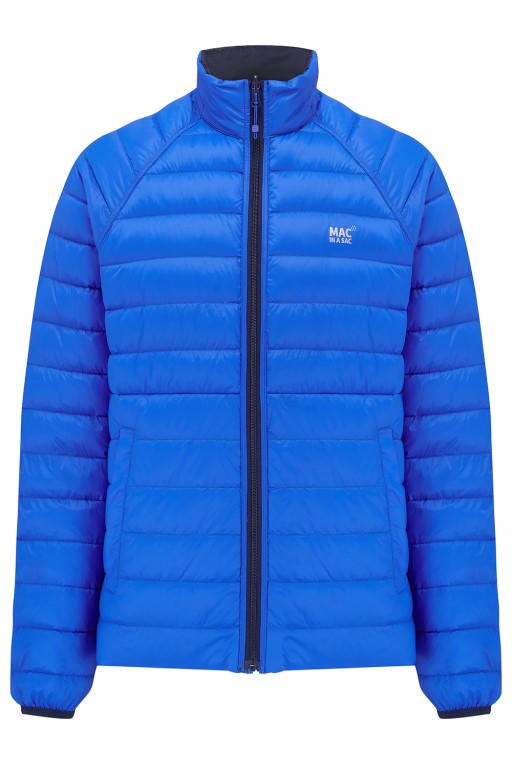 Mens Polar Reversible Down Jacket (saxe blue/navy)