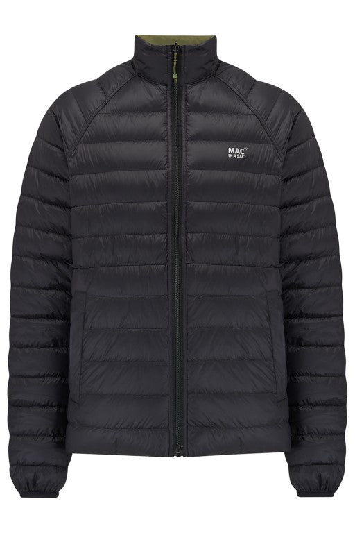 Mens Polar Reversible Down Jacket (khaki/black)