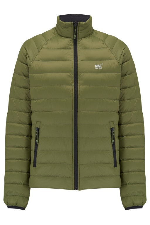 Mens Polar Reversible Down Jacket (khaki/black)