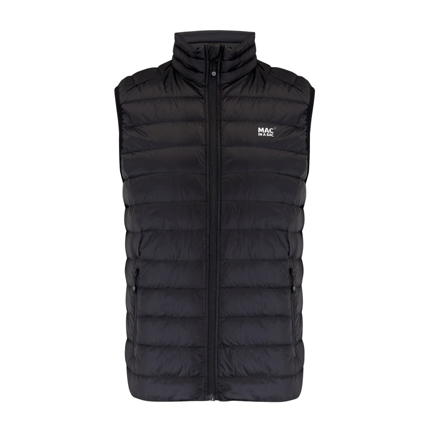 Mens Alpine Packable Down Vest (black)