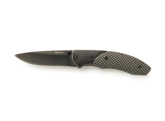 Lock Knife Carbon Fibre Pattern - 2.75"