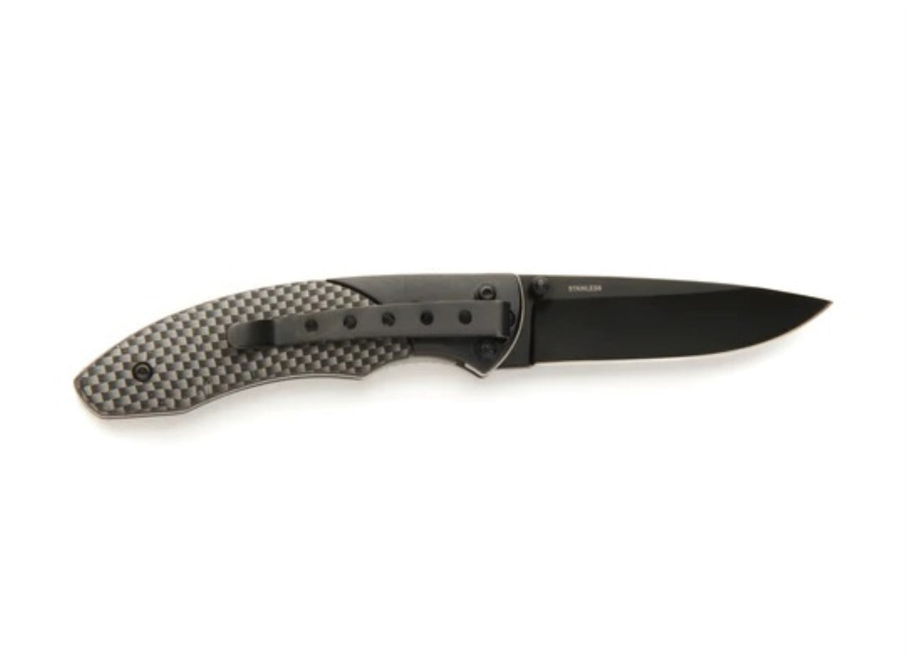 Lock Knife Carbon Fibre Pattern - 2.75"
