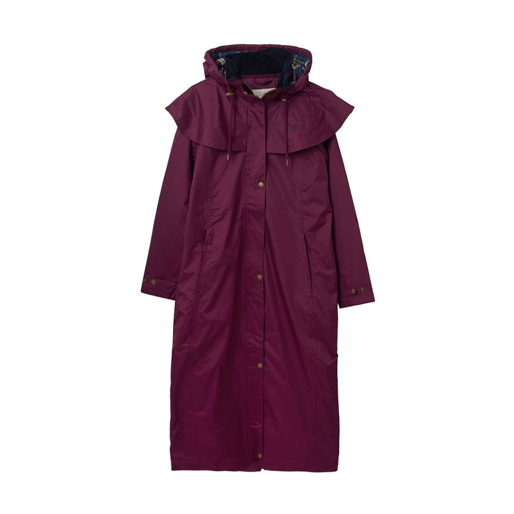 Ladies Outback Coat full length (plum)