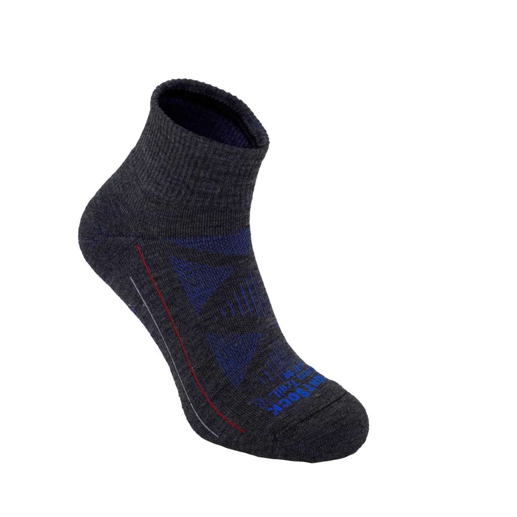 Merino Trail - Quarter Socks - Blue