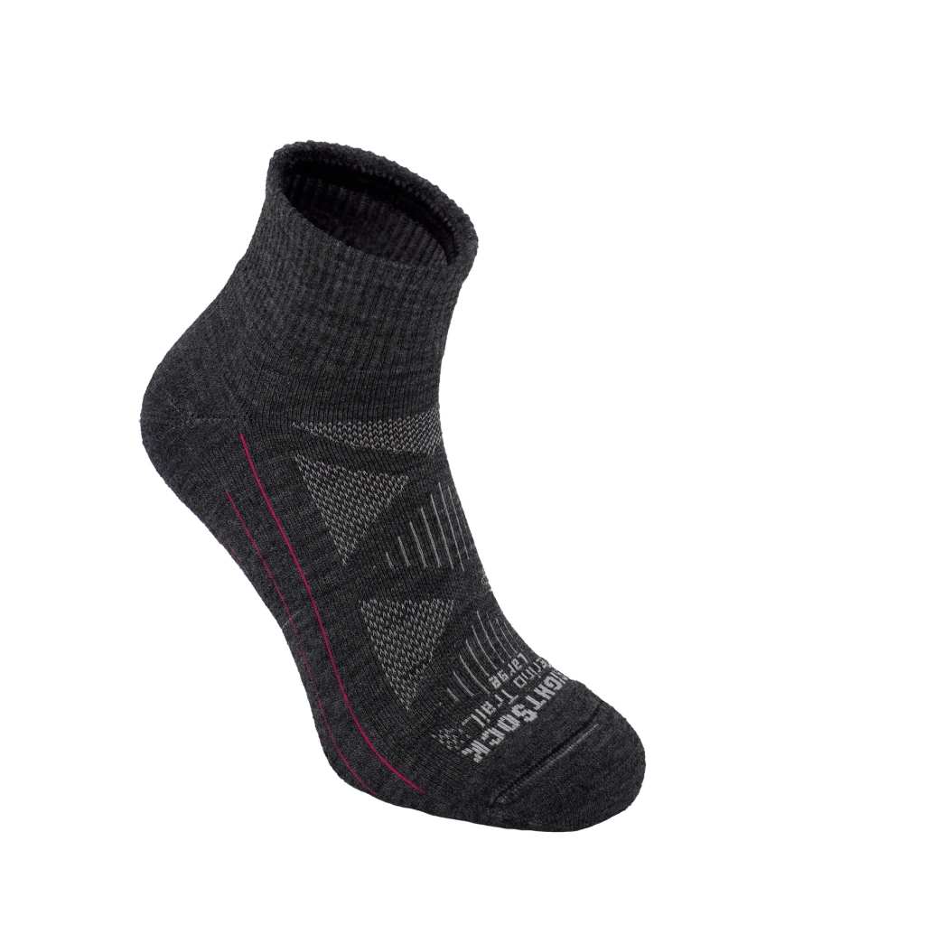 Merino Trail - Quarter Socks - White