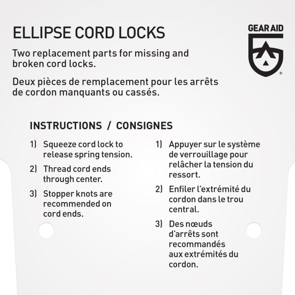 Gear Aid Ellipse Cord Locks