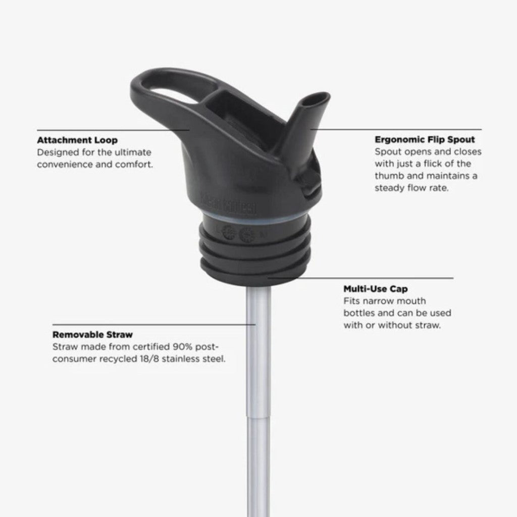 KK Flip Seal Sport Cap w/Straw