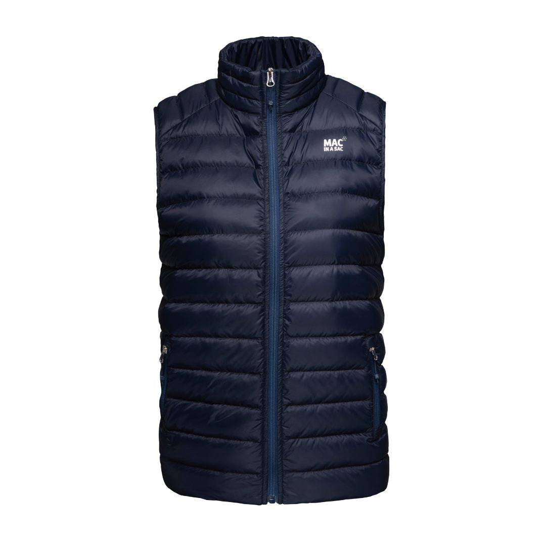 Mens Alpine Packable Down Vest (navy)