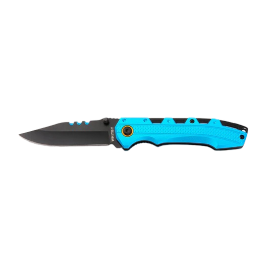 Liner Lock Knife - Blue Handle - 3.25"