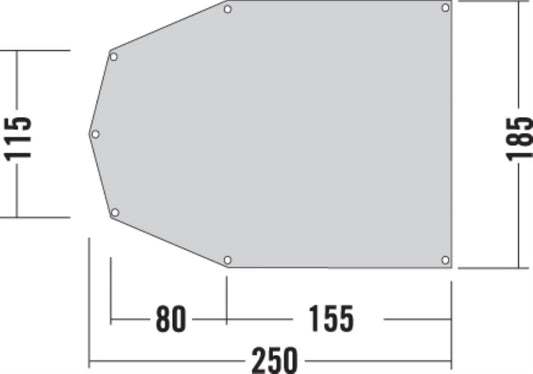 Tent Ground Sheet (250 x 185cm)