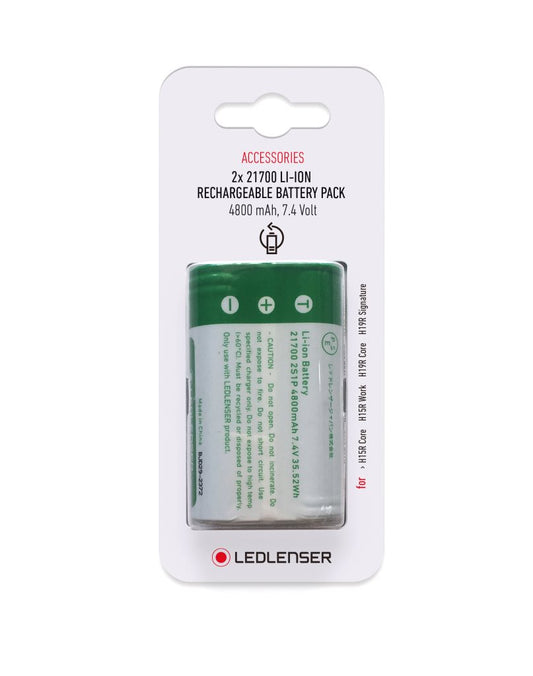2x21700 Li-ion Rechargeable Battery (H15R/H19R)