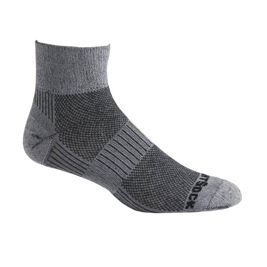 LT Hike - Quarter Socks - Black/White