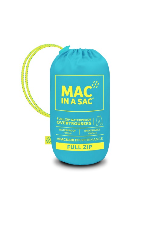 Full Zip Packable Overpants (neon blue)