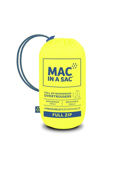 Full Zip Packable Overpants (neon yellow)