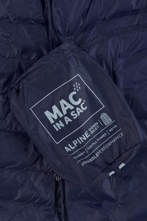 Ladies Alpine Packable Down Vest (navy)