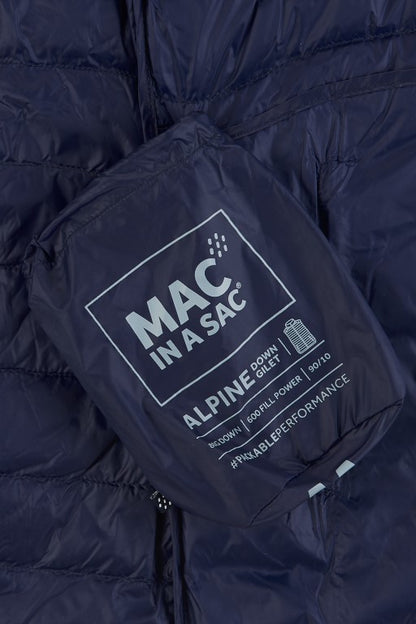 Ladies Alpine Packable Down Vest (navy)