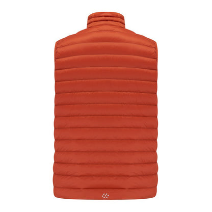 Men's Alpine Packable Down Vest (burnt orange)