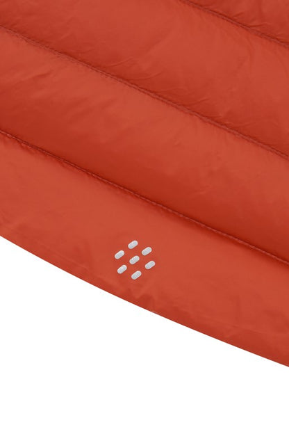 Men's Alpine Packable Down Vest (burnt orange)