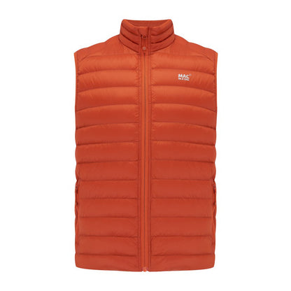 Men's Alpine Packable Down Vest (burnt orange)