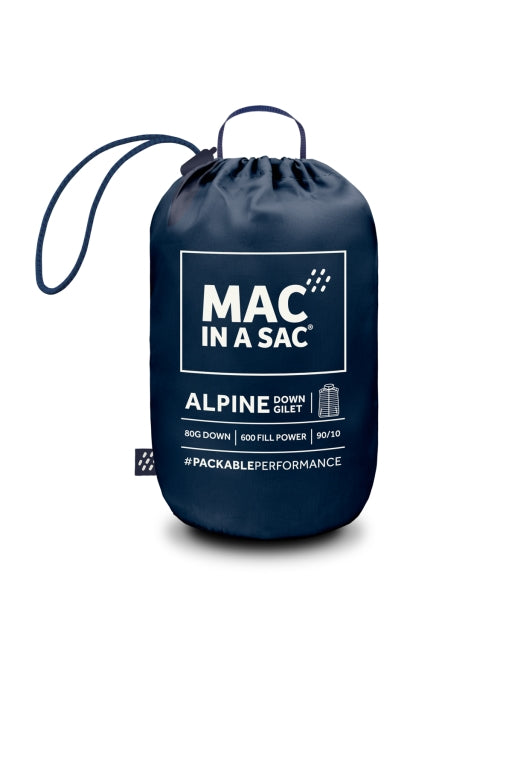 Ladies Alpine Packable Down Vest (navy)