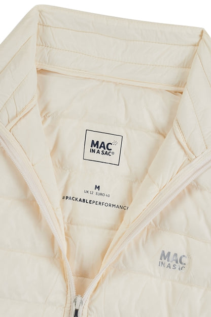 Ladies Alpine Packable Down Vest (ivory)
