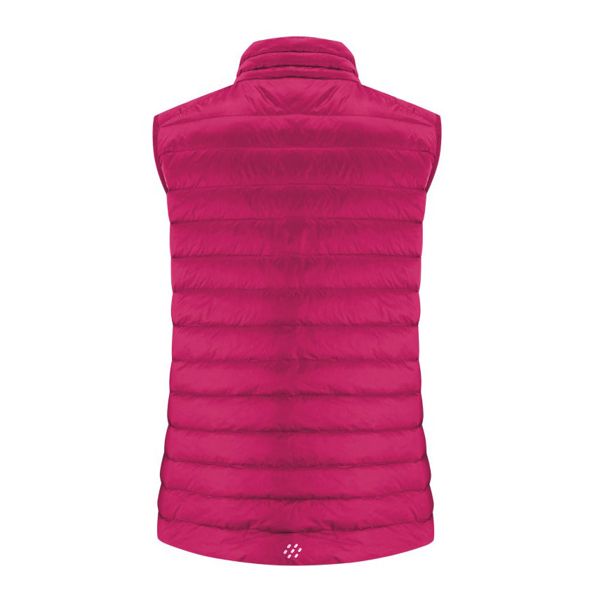 Ladies Alpine Packable Down Vest (fuchsia)