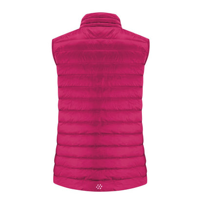 Ladies Alpine Packable Down Vest (fuchsia)