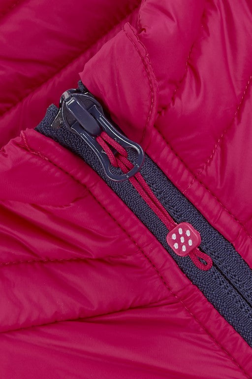 Ladies Alpine Packable Down Vest (fuchsia)
