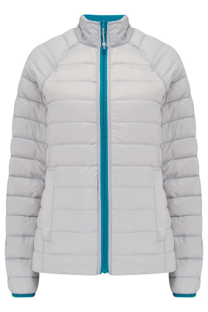 Ladies Polar Reversible Down Jacket (petrol/grey)