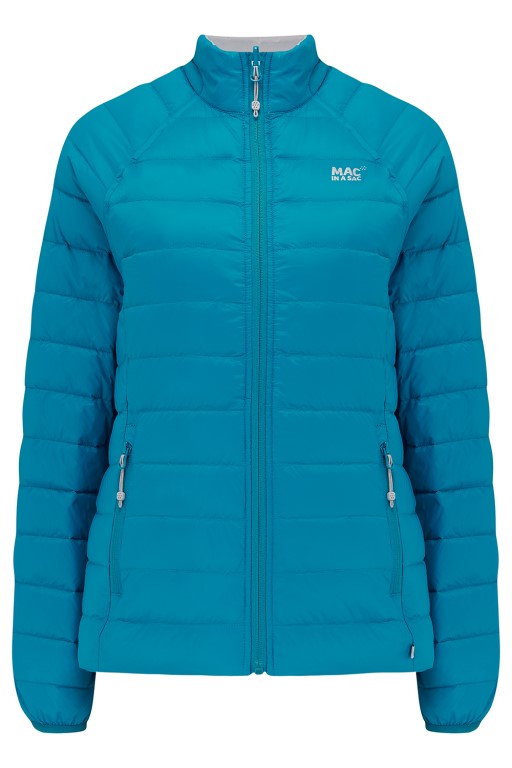 Ladies Polar Reversible Down Jacket (petrol/grey)