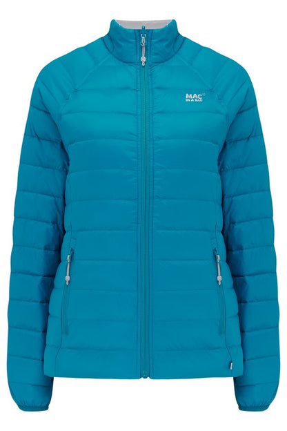 Ladies Polar Reversible Down Jacket (petrol/grey)