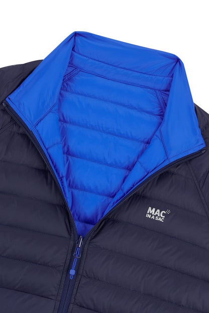 Men's Polar Reversible Down Jacket (saxe blue/navy)