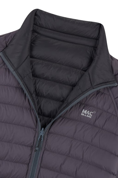 Men's Polar Reversible Down Jacket (black/charcoal)