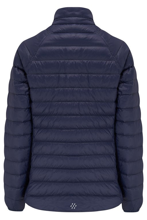 Ladies Polar Reversible Down Jacket (navy/mustard)