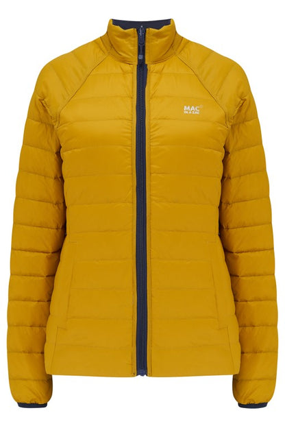 Ladies Polar Reversible Down Jacket (navy/mustard)