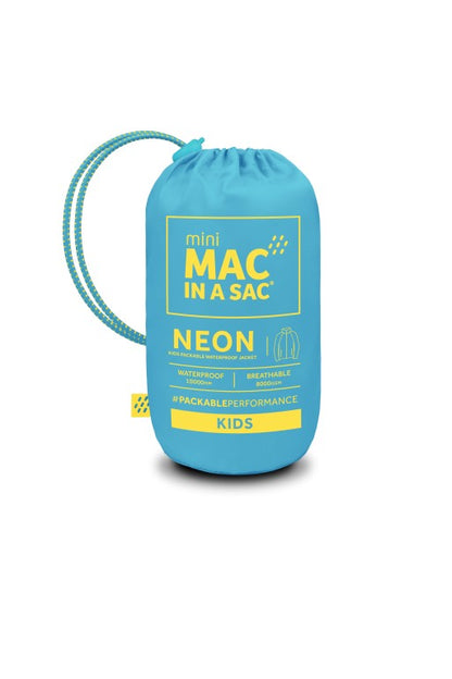 Mini Neon 2 Packable Jacket (neon blue)