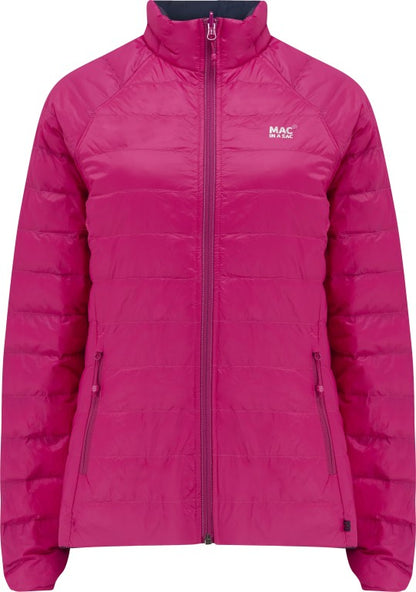 Ladies Polar Reversible Down Jacket (fuchia/navy)