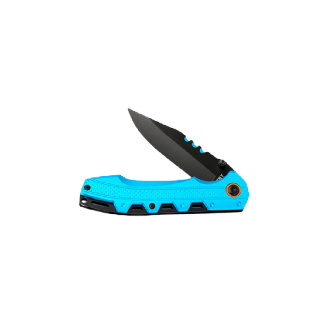 Liner Lock Knife - Blue Handle - 3.25"