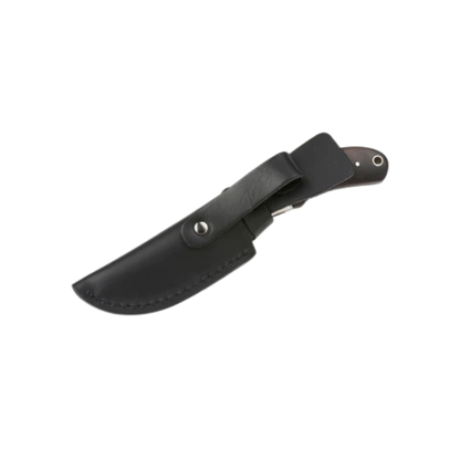 Staghorn & Ebony Wood Sheath Knife - 3.5"